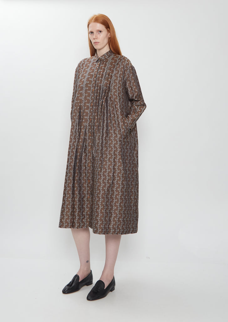 Blow Bloom Cotton Silk Dress