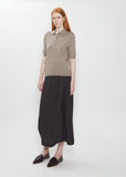 Short Sleeve Polo — Taupe