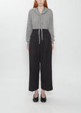 Lustrous Wool Pants