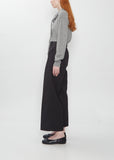Lustrous Wool Pants
