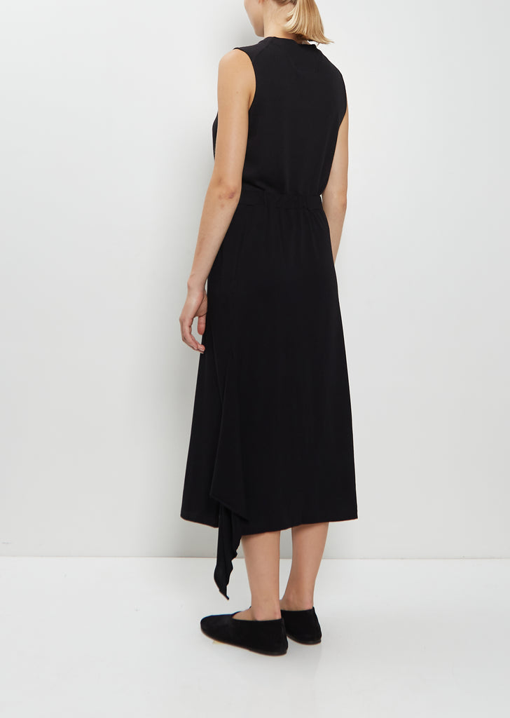 Cotton Jersey Draped Skirt