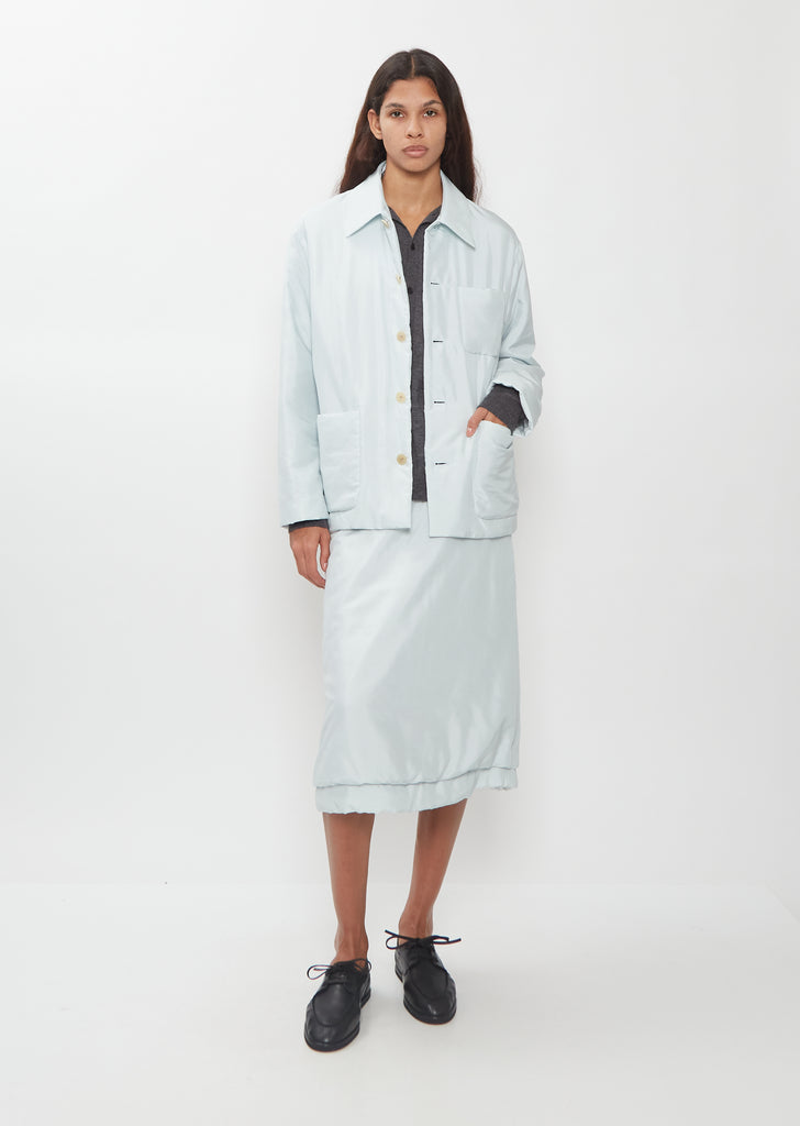 Light Silk Padded Blouson