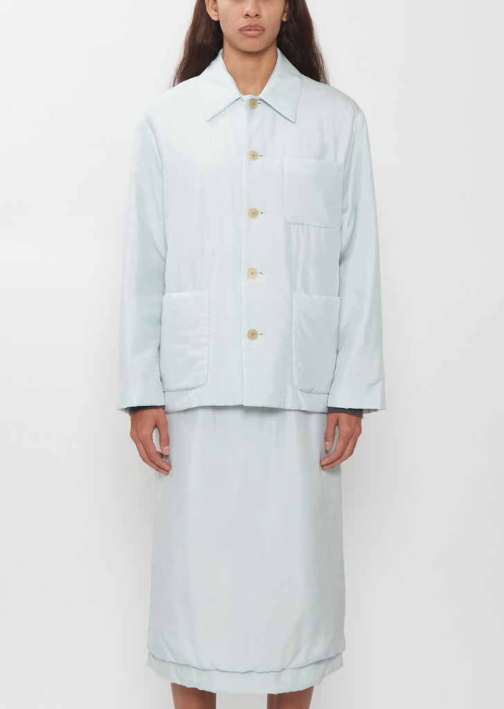 Light Silk Padded Blouson