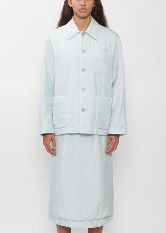 Light Silk Padded Blouson