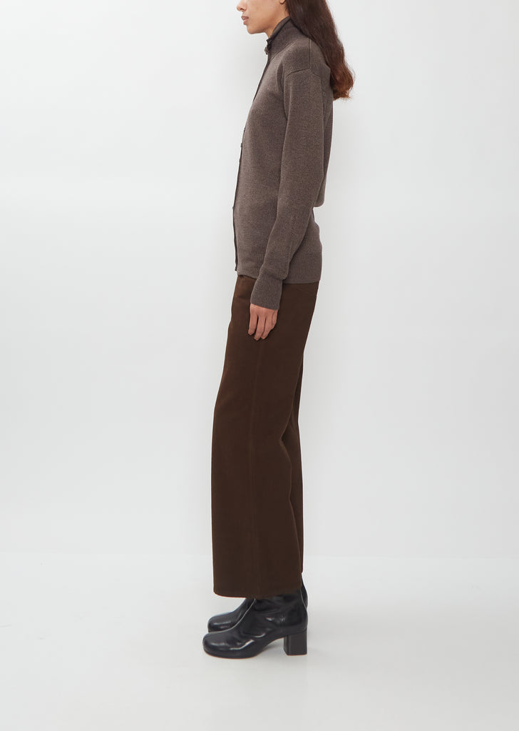 Buttoned Wool Cardigan