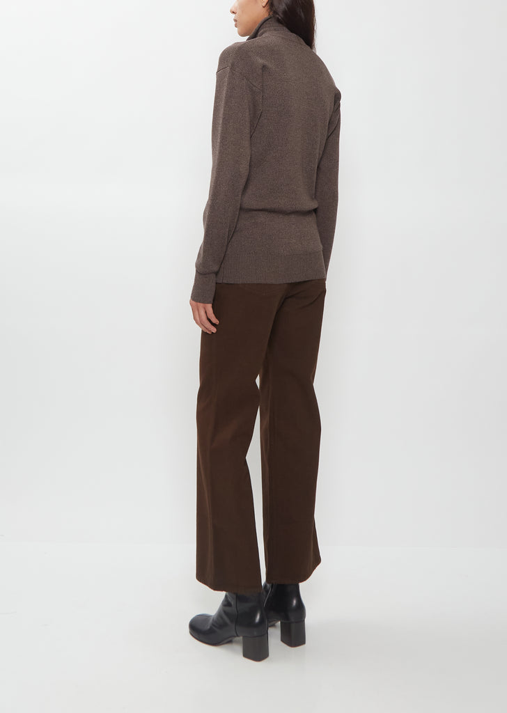 Buttoned Wool Cardigan