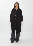Dolman Silk Balmacaan Coat