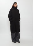 Dolman Silk Balmacaan Coat