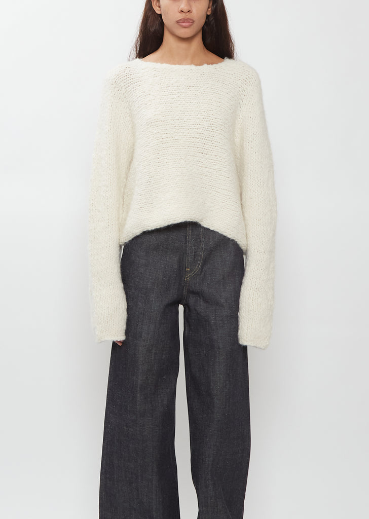 Super Baby Alpaca Hand Knitted Sweater