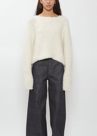 Super Baby Alpaca Hand Knitted Sweater