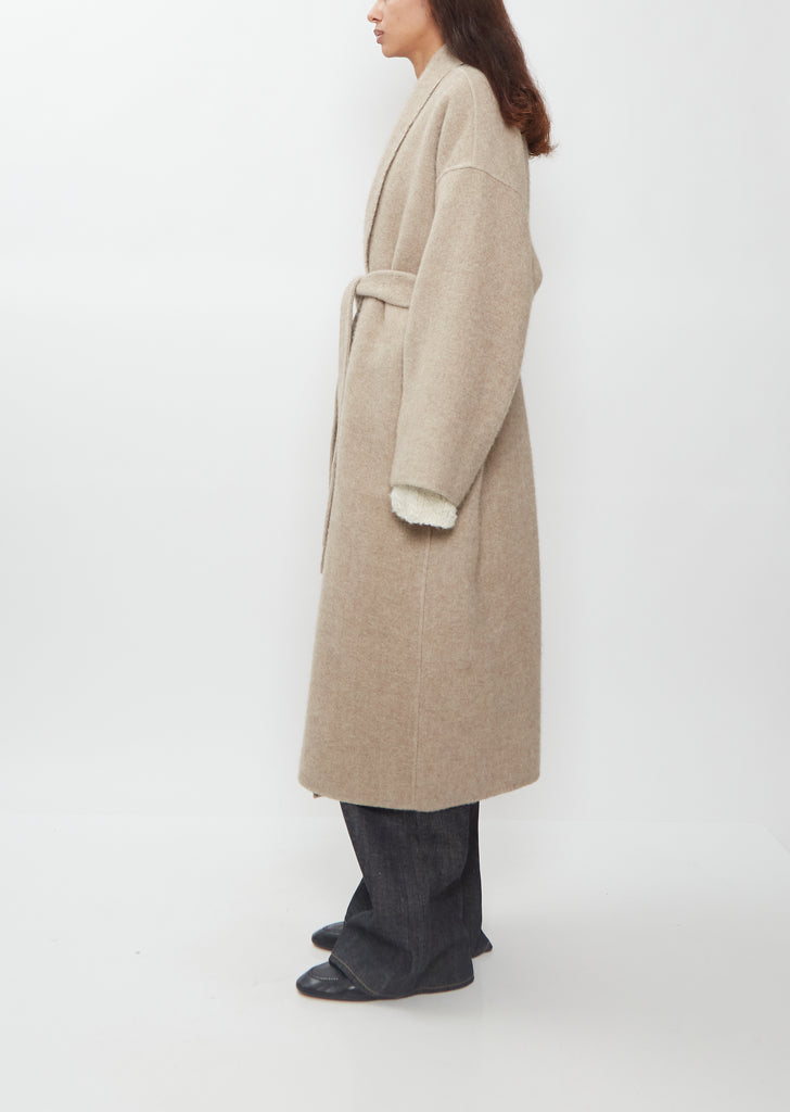 Double-Faced Cashmere Selvedge Coat