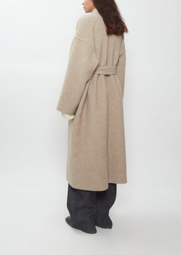 Double-Faced Cashmere Selvedge Coat