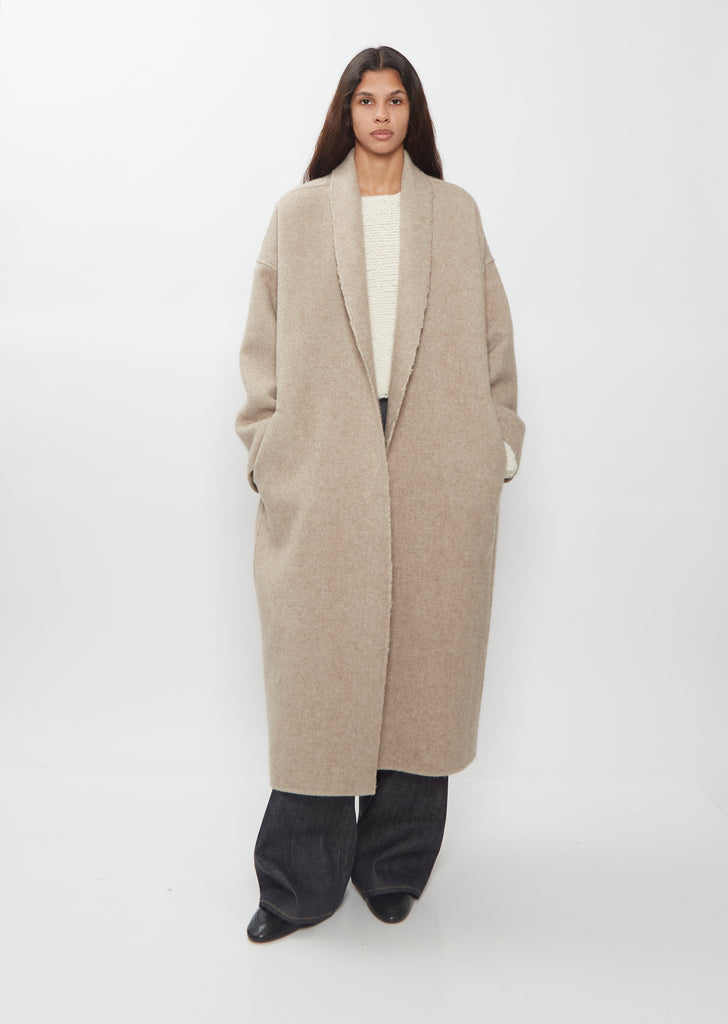 Double-Faced Cashmere Selvedge Coat
