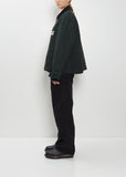 Washed Cotton Canvas Duck Jacket — Green