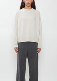 Feather Soft Cashmere Sweatshirt — Nimbus Cloud
