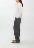 Feather Soft Cashmere Sweatshirt — Nimbus Cloud