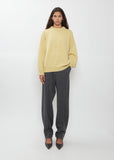 Rose Cashmere Sweater — Warm Yellow