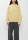Rose Cashmere Sweater — Warm Yellow
