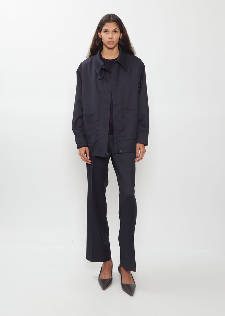 Removable Lining Light Wool Blouson