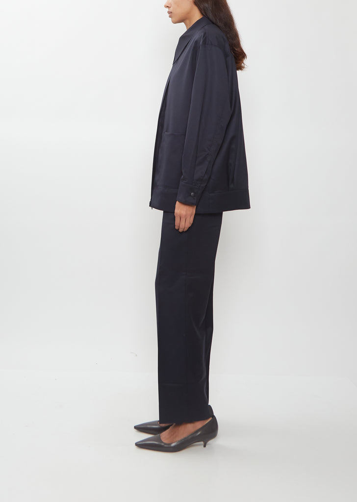 Removable Lining Light Wool Blouson