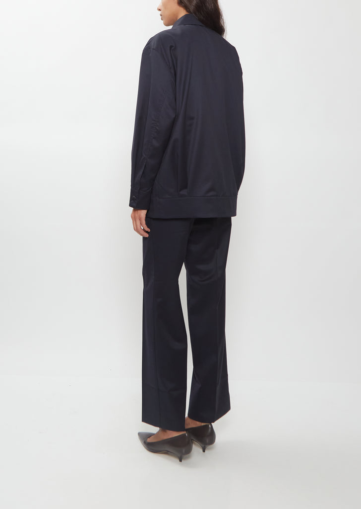 Removable Lining Light Wool Blouson