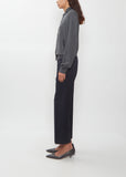 Merino Wool Bomber Cardigan