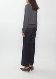 Merino Wool Bomber Cardigan