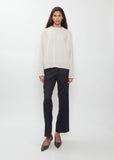 Feather Soft Cashmere Sweatshirt — Nimbus Cloud