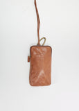 Phone Pocket — Cognac