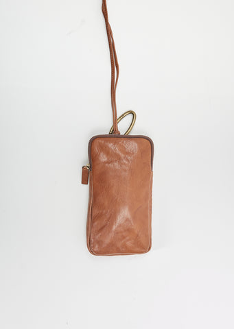 Phone Pocket — Cognac