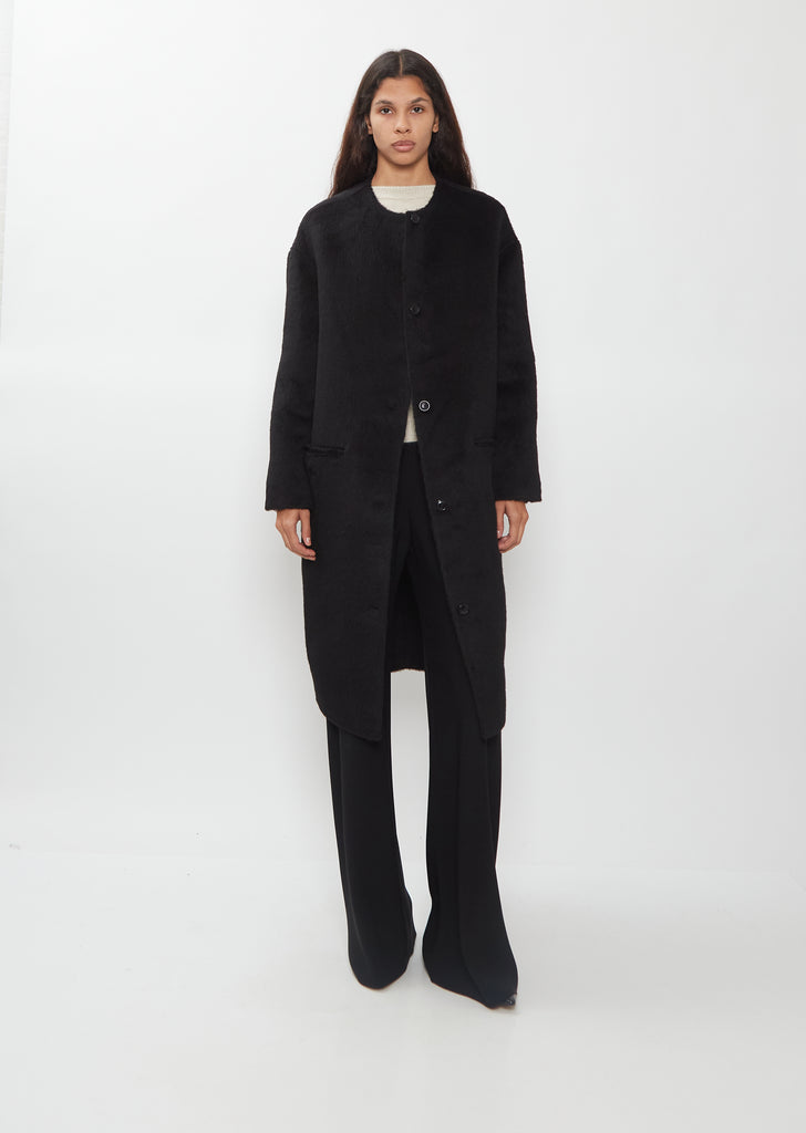 Orson Oval Shaped Alpaca Wool Coat