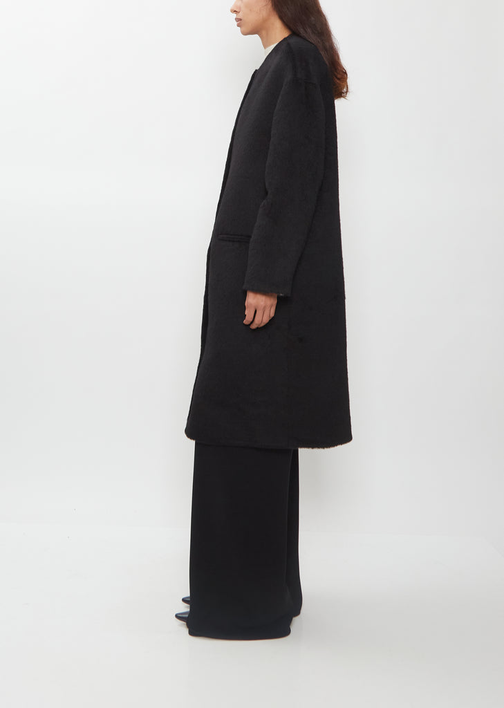 Orson Oval Shaped Alpaca Wool Coat
