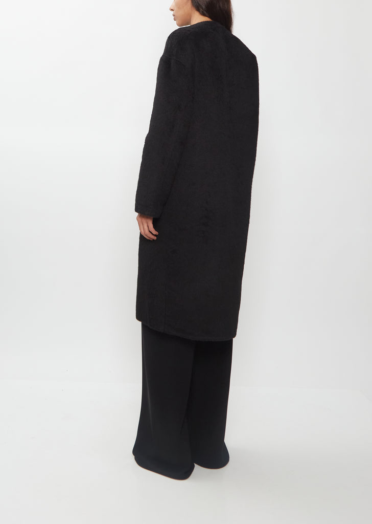 Orson Oval Shaped Alpaca Wool Coat