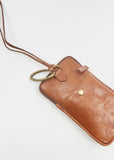 Phone Pocket — Cognac