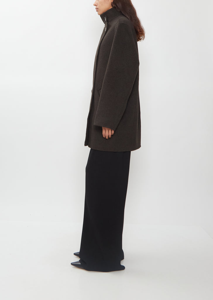 Olmo High-Neck Wool Cashmere Coat