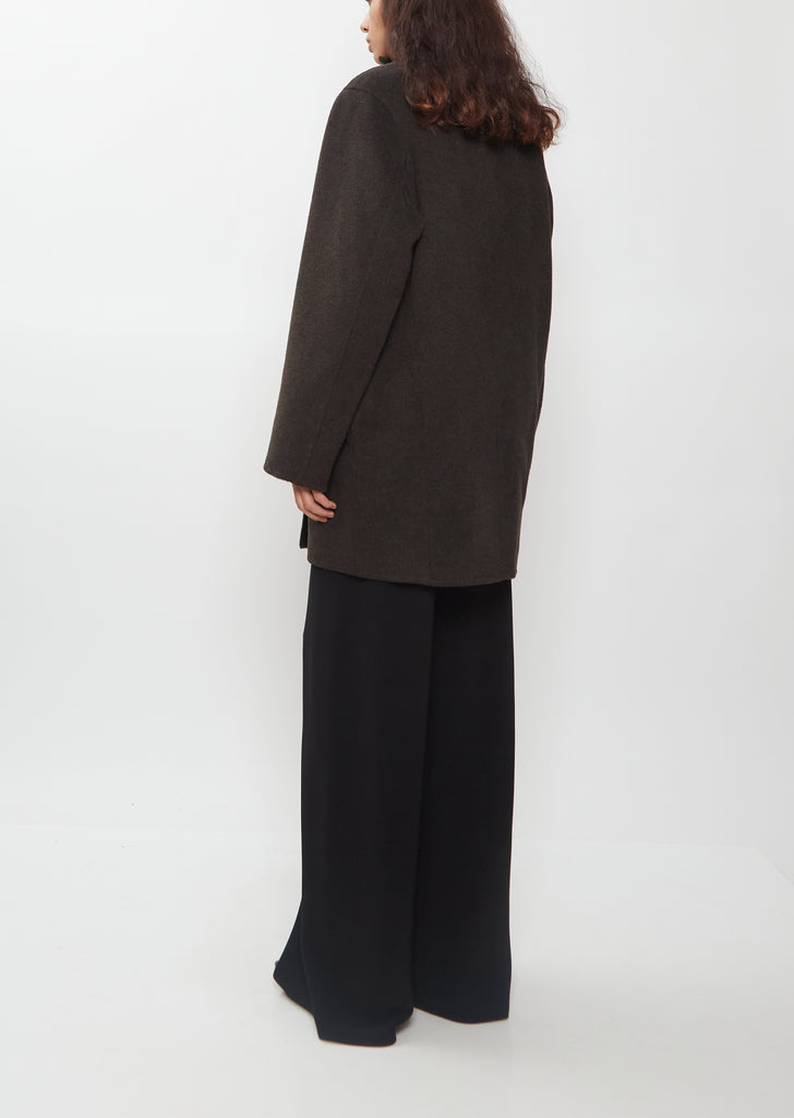 Olmo High-Neck Wool Cashmere Coat