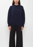 Rose Cashmere Sweater — Almost Black