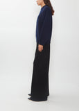 Rose Cashmere Sweater — Almost Black