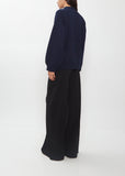 Rose Cashmere Sweater — Almost Black