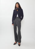 Agnes Cashmere Short Scarf — Dark Taupe
