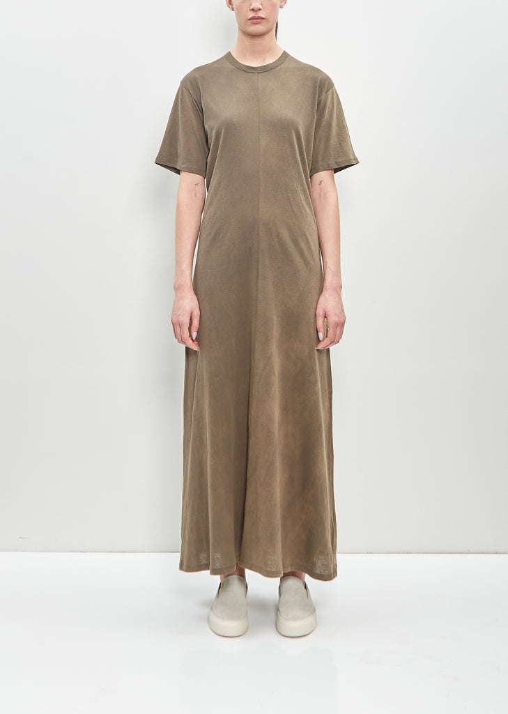 Organic Cotton Sunbleached Draped Dress