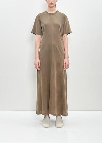 Organic Cotton Sunbleached Draped Dress