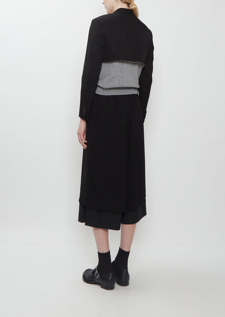 Wool Doeskin Cropped Jacket