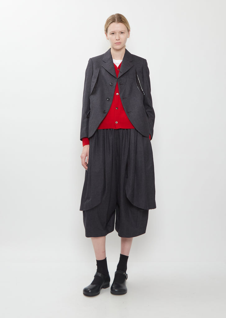 Wool Saxony Blazer