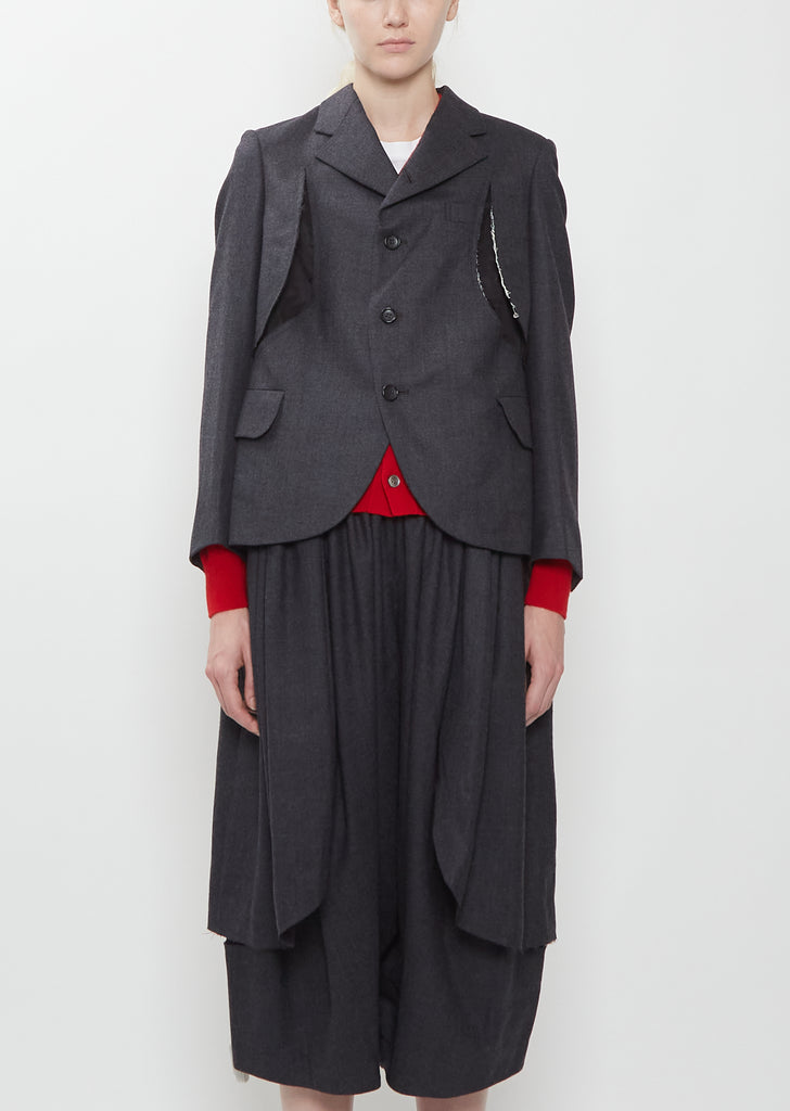 Wool Saxony Blazer