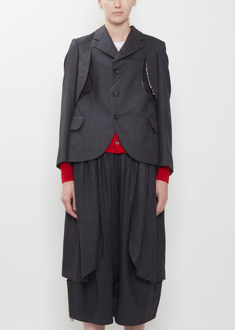 Wool Saxony Blazer