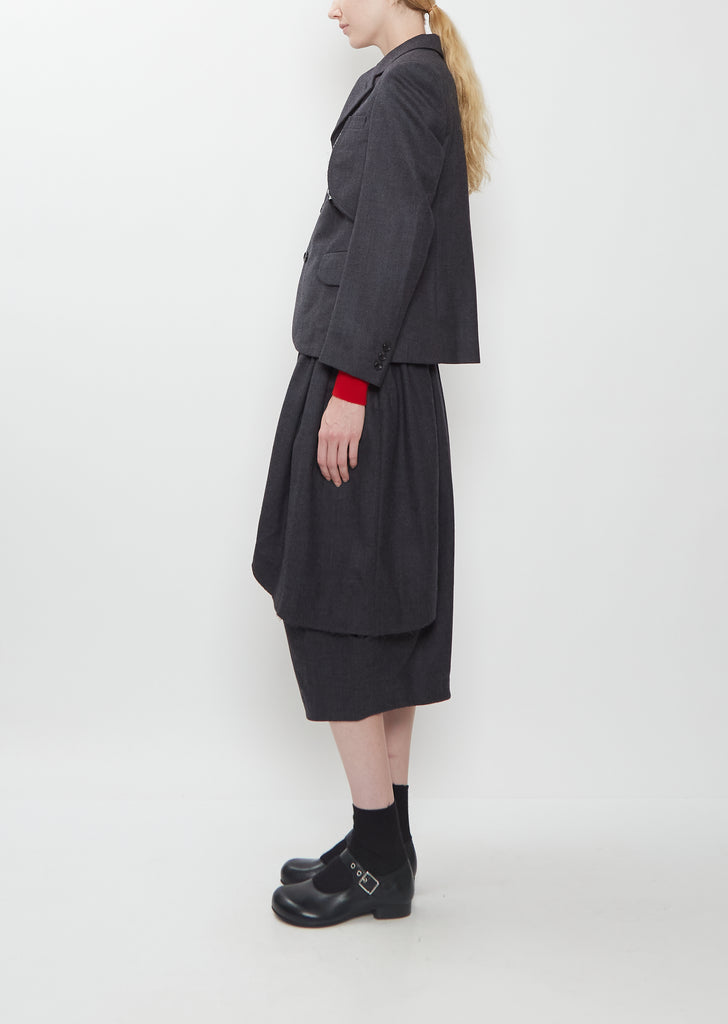 Wool Saxony Blazer