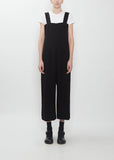 Wool Doeskin Pinafore Jumpsuit