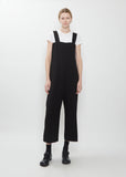 Wool Doeskin Pinafore Jumpsuit
