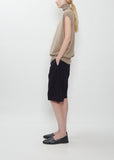 Maia Cashmere Sleeveless Sweater — Sahara Mélange